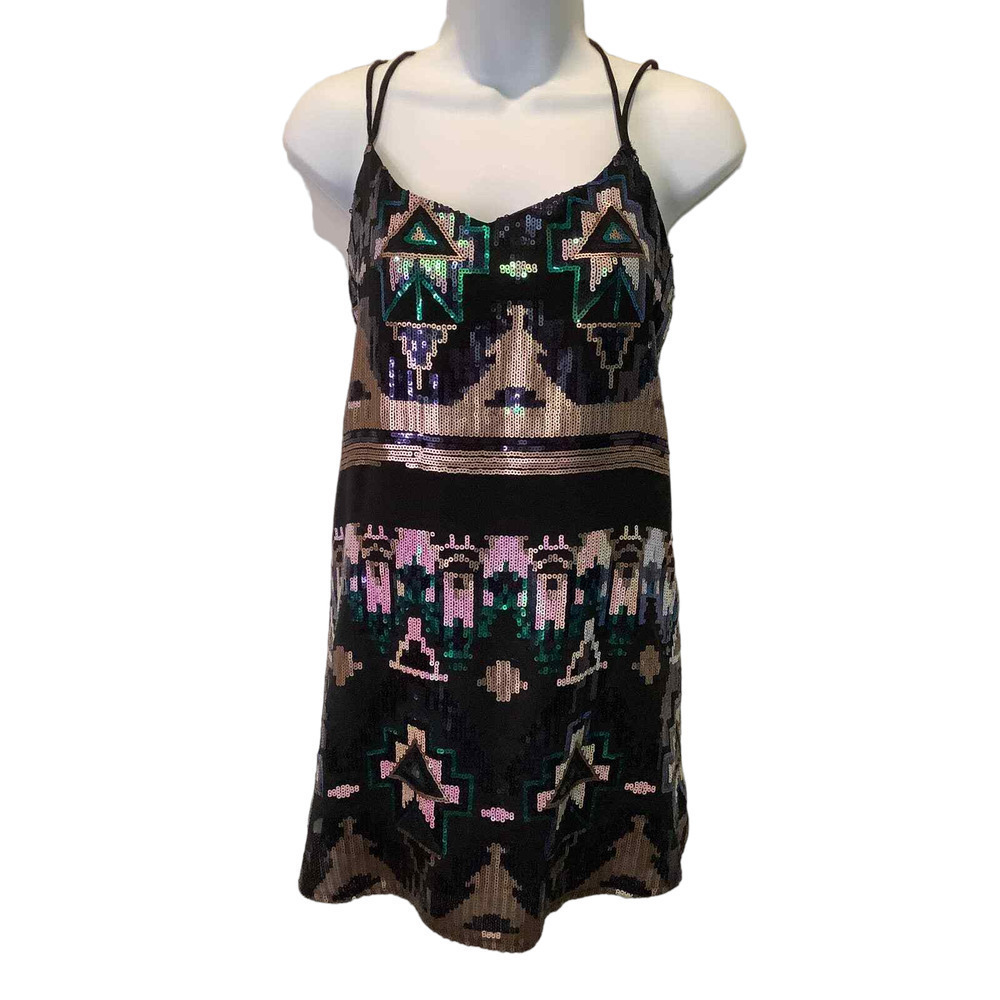 SHOW ME YOUR MUMU SEQUINED DRESS SIZE S